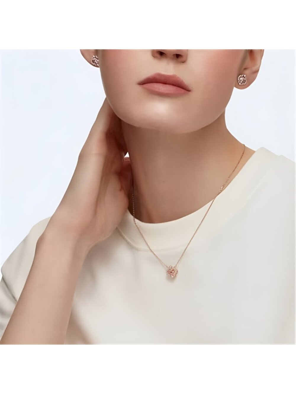 Sparking Dance Crystal Necklace and Earring Set Jewelry Collection - Picture 5 of 6